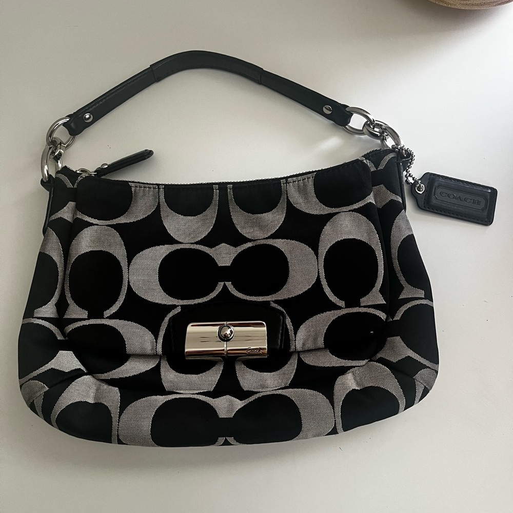 Coach Black and Gray Women's Bag
